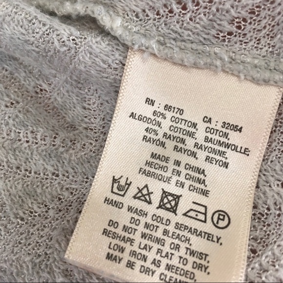 Anthropologie Pravin Tie Front Kimono Sweater Grey - Picture 8 of 10